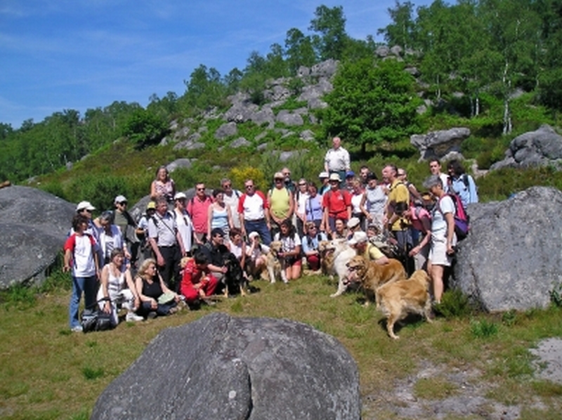 Le groupe à Barbizon
